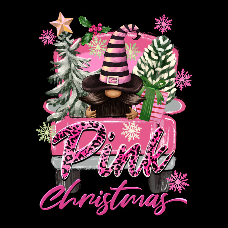 Pink Christmas Truck Gnome Ladies Tee by FaDigitalArtStudio | Teevron