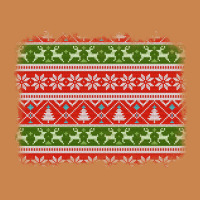Knitted Christmas Reindeer Pine Tree Background Heavyweight Hoodie | Teevron
