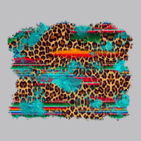 Western Serape Leopard Turquoise  Background Classic Tee | Teevron