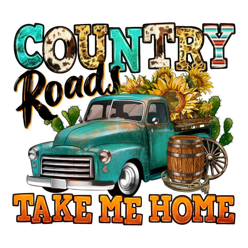 Country Roads Take Me Home Vintage Truck Zipper Hoodie by Jasminsmagicworld | Teevron