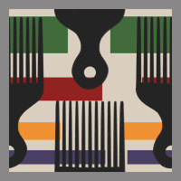 Afro Comb Seamless Pattern Vintage Tee | Teevron