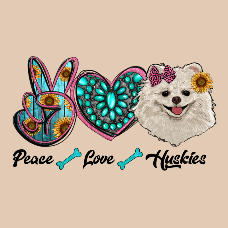 Peace Love Pomeranian Urban Hoodie by RanaPortraitStore | Teevron