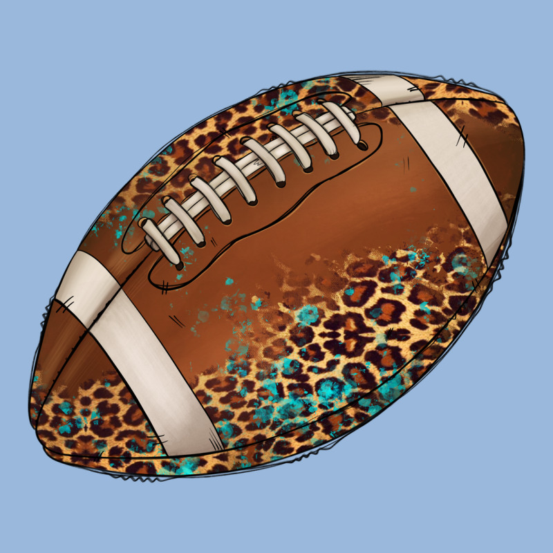 Western Football Leopard Turquoise Pattern Premium Hoodie by Artiststas | Teevron