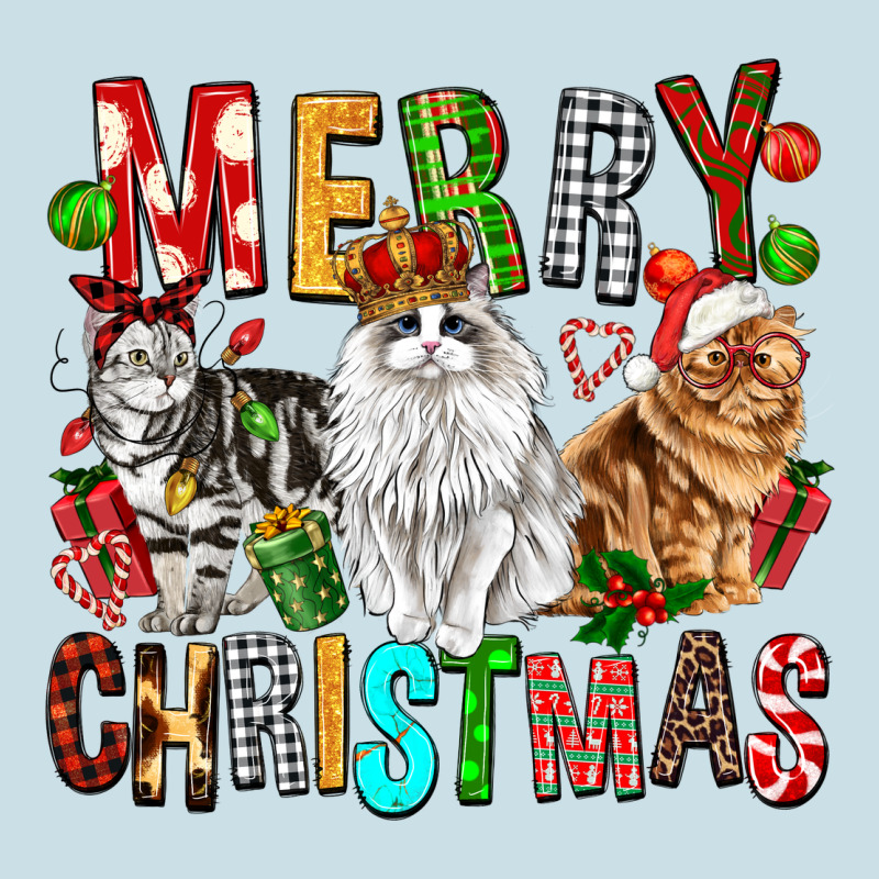 Merry Christmas Cats Ladies Tee by FaDigitalArtStudio | Teevron