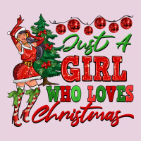 Just A Girl Who Loves Christmas Ladies Tee | Teevron