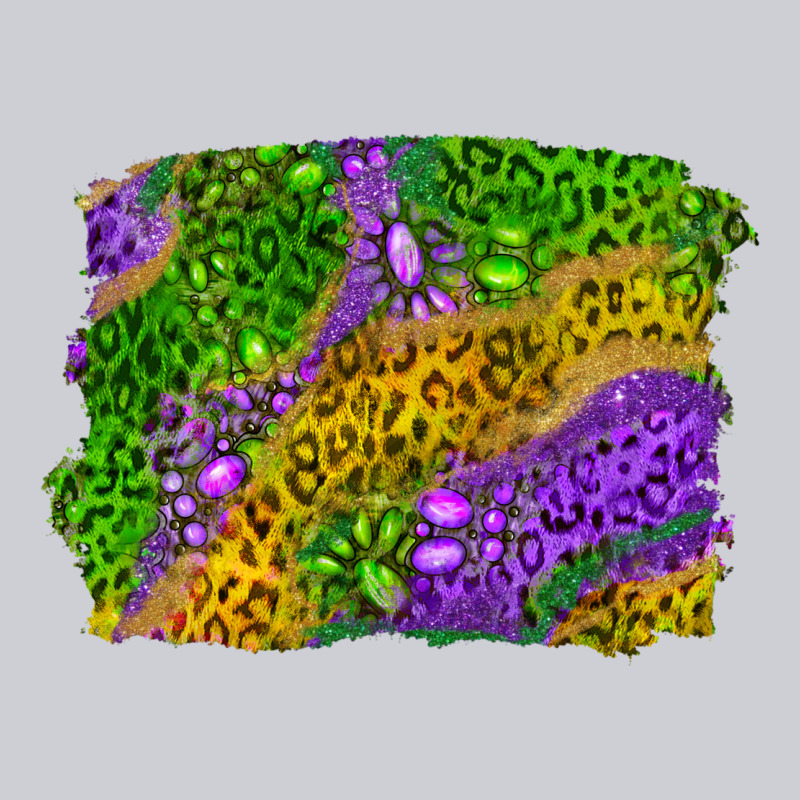 Leopard Gemstone Mardi Gras Heavyweight Sweatshirt by RanaPortraitStore | Teevron