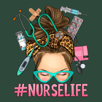 Messy Bun Nurse Life Zipper Hoodie | Teevron