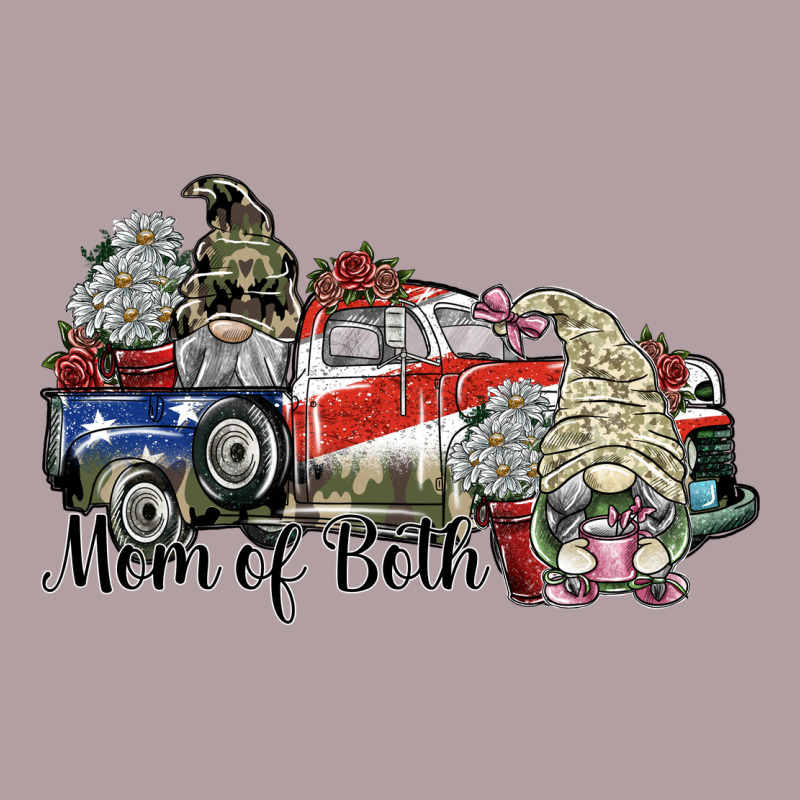 Mom Of Both Vintage Hoodie by SublimationCraftShop | Teevron