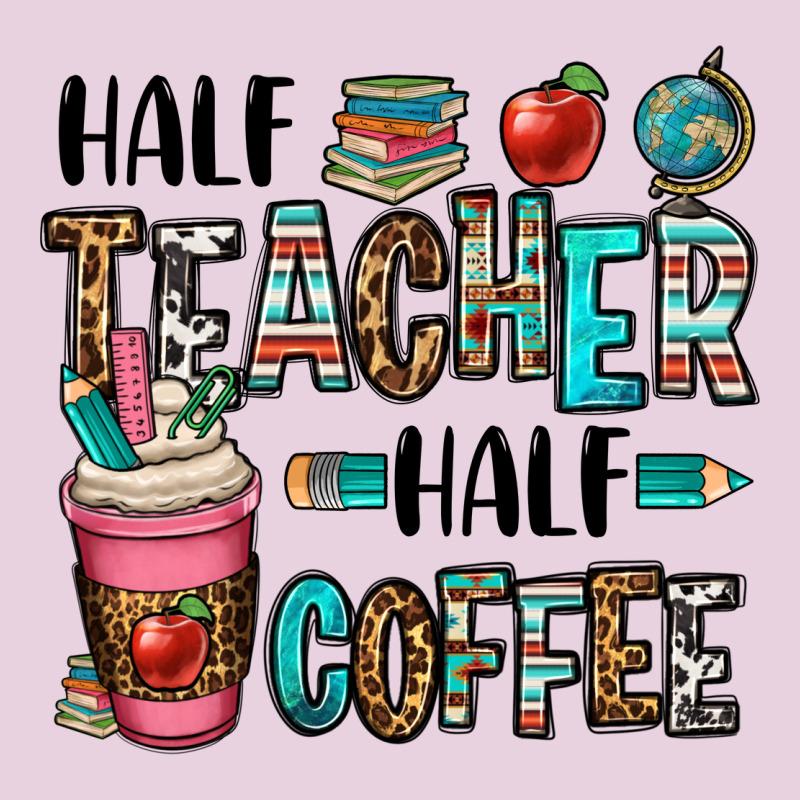 Half Teacher Half Coffee Classic Tee by OliviaCreatesArt | Teevron