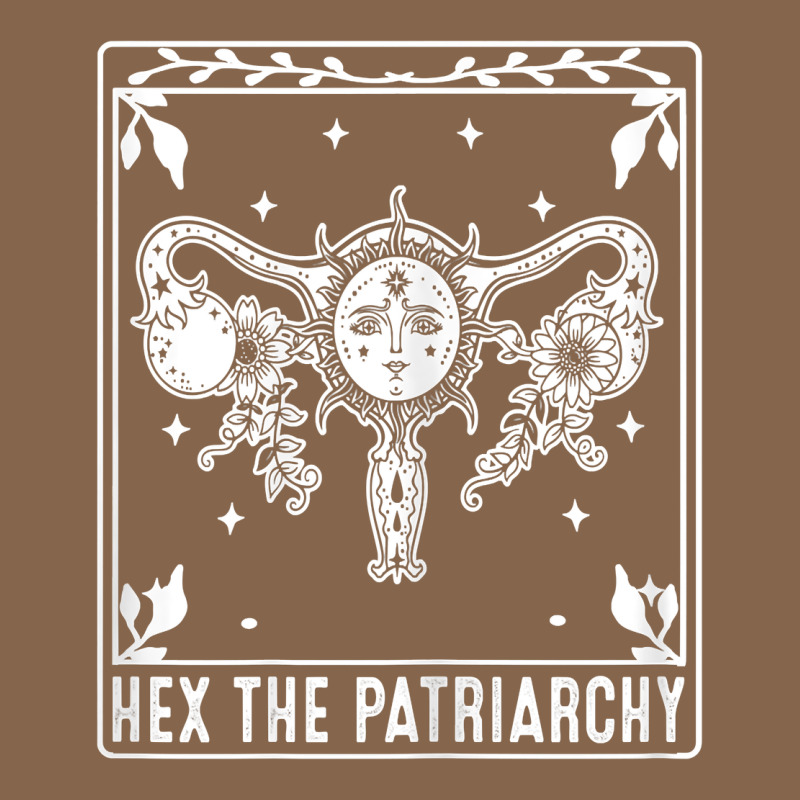 Womens Hex The Patriarchy Uterus Tarot Card Halloween Feminist T Shirt Premium Tee by maiPhamDesign | Teevron