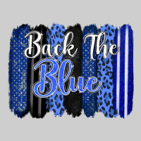 Back The Blue Brushstrokes Premium Tee | Teevron