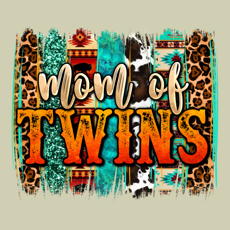 Mom Of Twins Western Brushstroke Heavy Core Tee by OliviaCreatesArt | Teevron