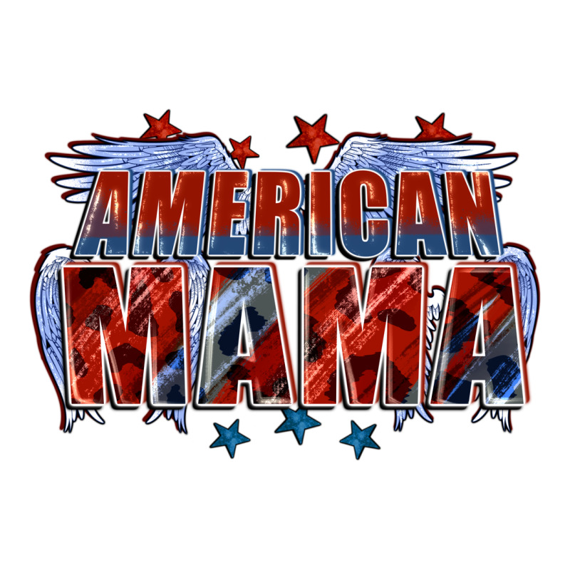 American Mama Mother's Day Premium Tee by FaDigitalArtStudio | Teevron
