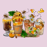 Honey Bee Coffee Cups Ladies Tee | Teevron