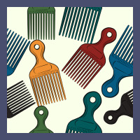 Afro Combs Seamless Patterns Vintage Tee | Teevron