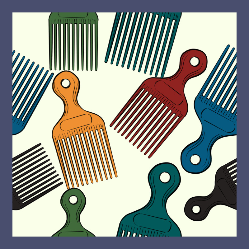 Afro Combs Seamless Patterns Vintage Tee by BundleAndBundleShop | Teevron