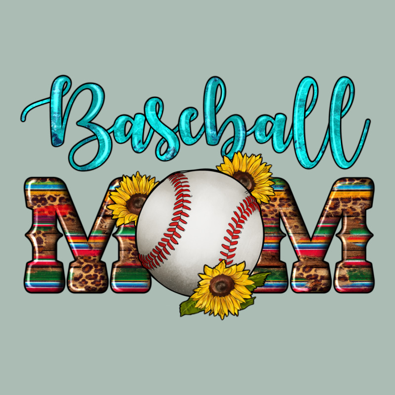 Western Leopard Serape Wooden Sunflowers  Turquoise Glitter Mom Baseba Classic Tee by Artiststas | Teevron
