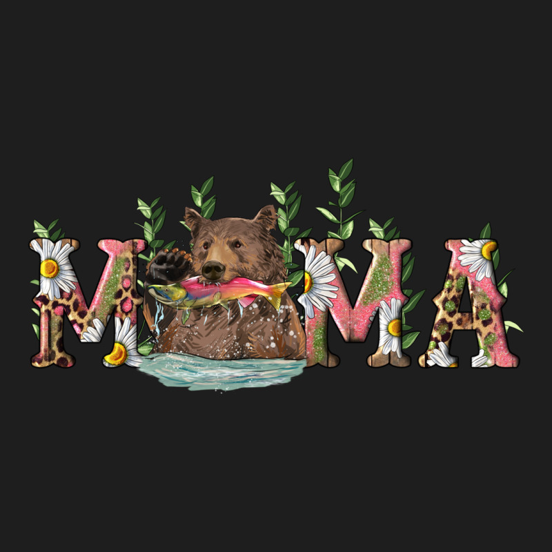 Mama With Bear And Daisy Heavyweight Hoodie by RanaPortraitStore | Teevron