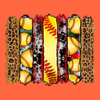 Softball Serape Leopard Cowhide Glitter Brushstrokes Premium Hoodie | Teevron