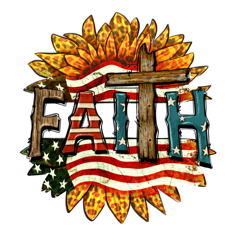 Faith Usa Premium Tee by FaDigitalArtStudio | Teevron
