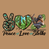Peace Love Sloths Vintage Hoodie | Teevron