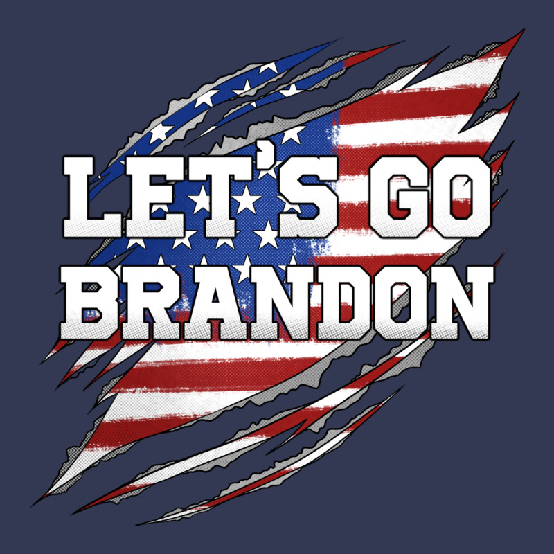 Let's Go Brandon Ripped Cloth With American Flag Heavyweight Hoodie by Jasminsmagicworld | Teevron