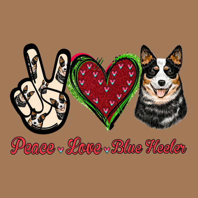 Peace Love Blue Heeler Classic Tee by Jasminsmagicworld | Teevron