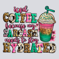 Iced Coffee Because My Sarcasm Needs To Stay Hydra Zipper Hoodie | Teevron