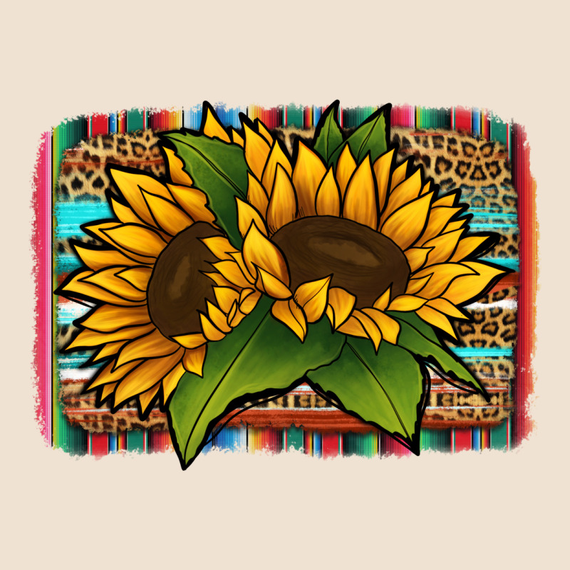 Sunflower Serape Leopard Background Urban Heavy Tee by Jasminsmagicworld | Teevron