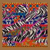 African Ankara Zebra Seamless Pattern Vintage Tee | Teevron