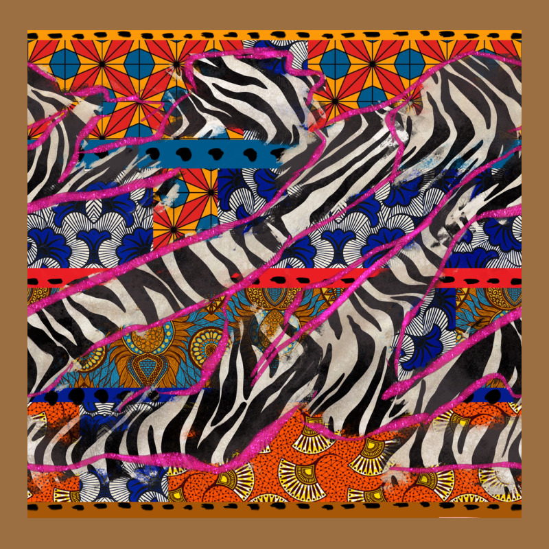 African Ankara Zebra Seamless Pattern Vintage Tee by BundleAndBundleShop | Teevron