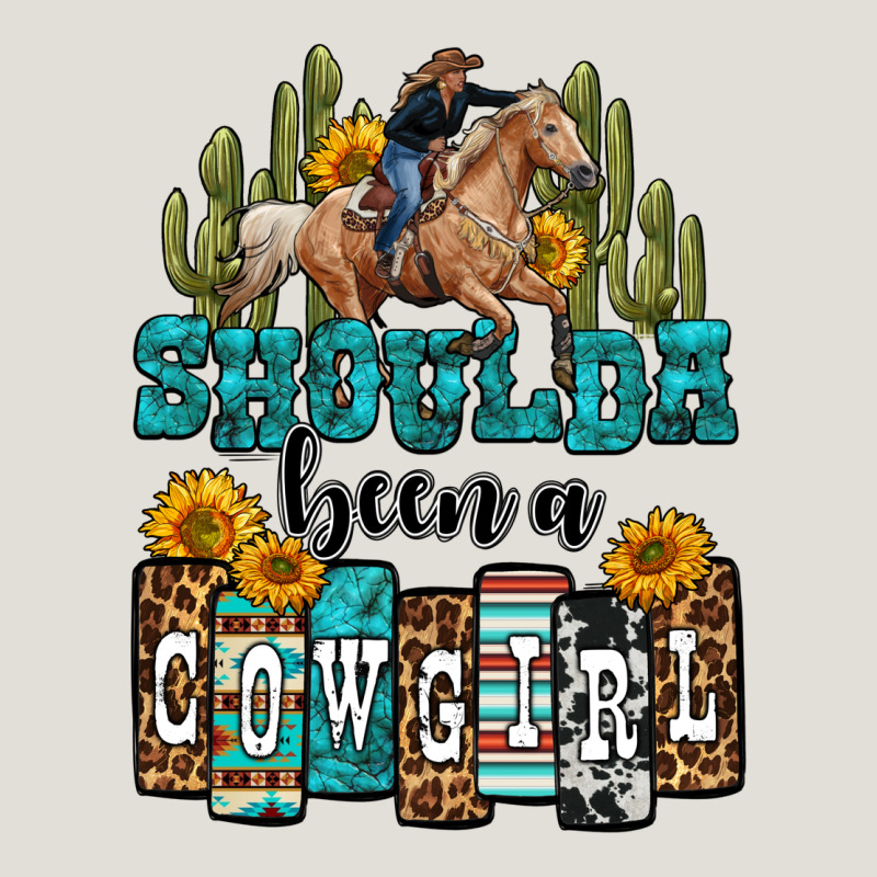 Shoulda Been A Cowgirl Heavy Core Tee by OliviaCreatesArt | Teevron