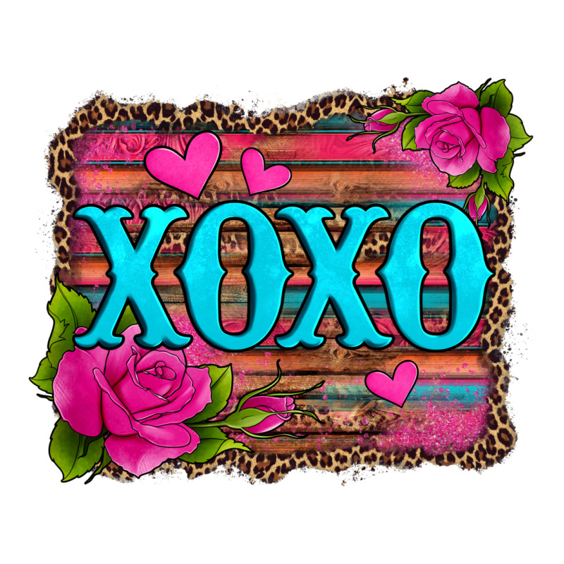 Xoxo Valentine's Day Pink Roses And Hearts Heavyweight Hoodie by Jasminsmagicworld | Teevron