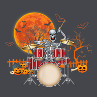 Skeleton Drummer Halloween Costume Playing Drums Mens Boys Long Sleeve Tee | Teevron