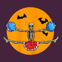 Cheerleading Skeleton Halloween Cheer Skeleton Cheerleader T Shirt Long Sleeve Tee | Teevron