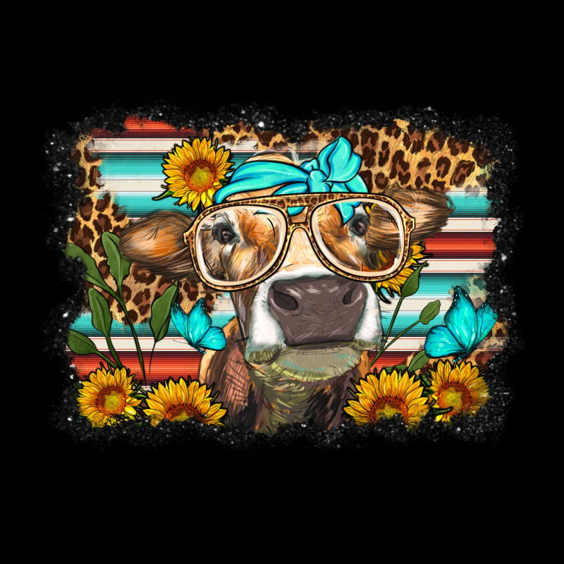 Sunflower Cow Olivia Heavy Core Tee by OliviaCreatesArt | Teevron