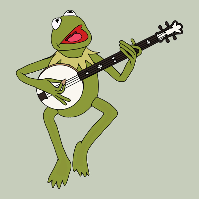Kermit Playing The Banjo Classic Long Sleeve Tee by DesignPulse | Teevron