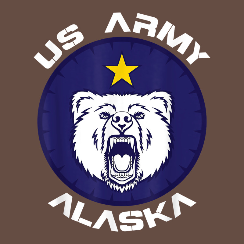 Us Army Alaska Polar Bear Patch T Shirt Long Sleeve Tee by DesignPulse | Teevron