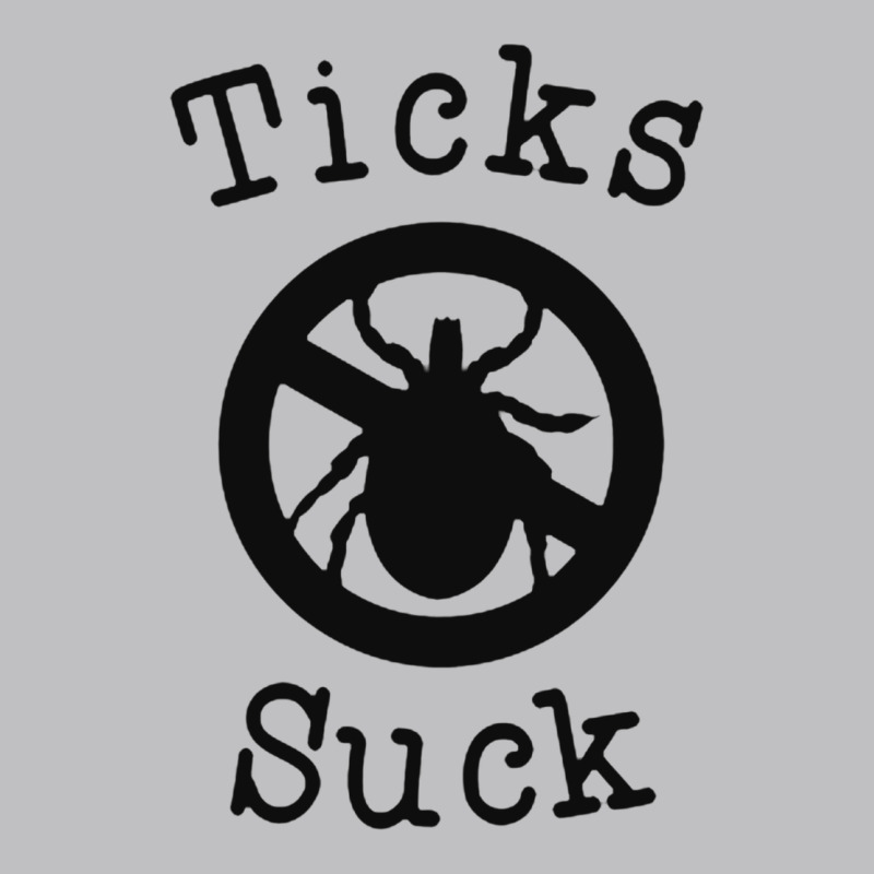 Ticks Suck Shirt Lyme Disease Gift Green Awareness Ribbon Long Sleeve Tee by DesignPulse | Teevron