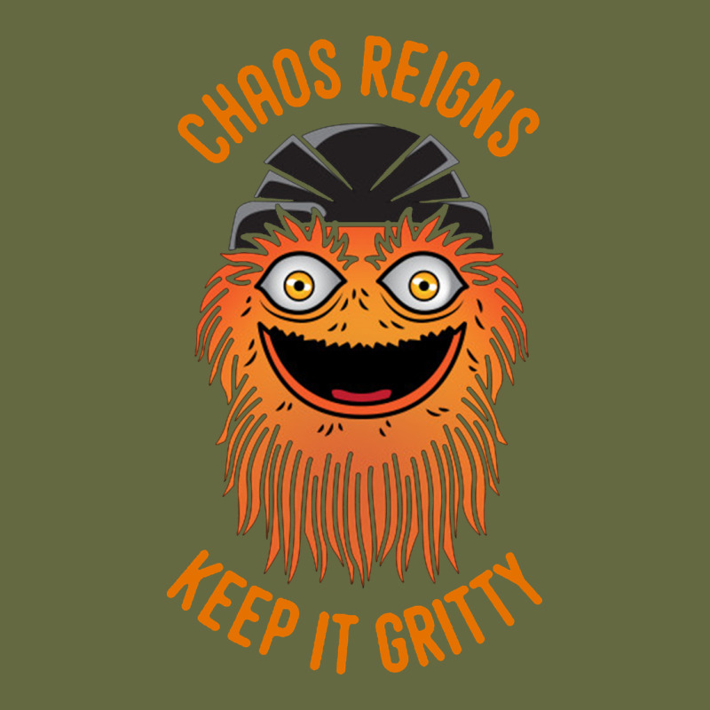 Chaos Reigns Keep It Gritty Long Sleeve Tee by PixelWave | Teevron