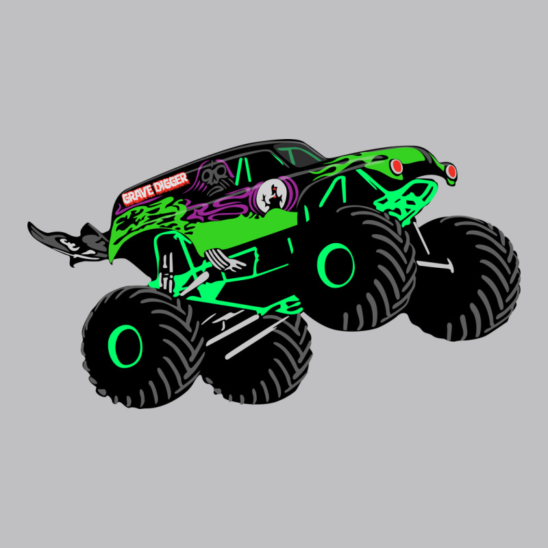 Monster Truck Grave Digger Long Sleeve Tee by PixelWave | Teevron