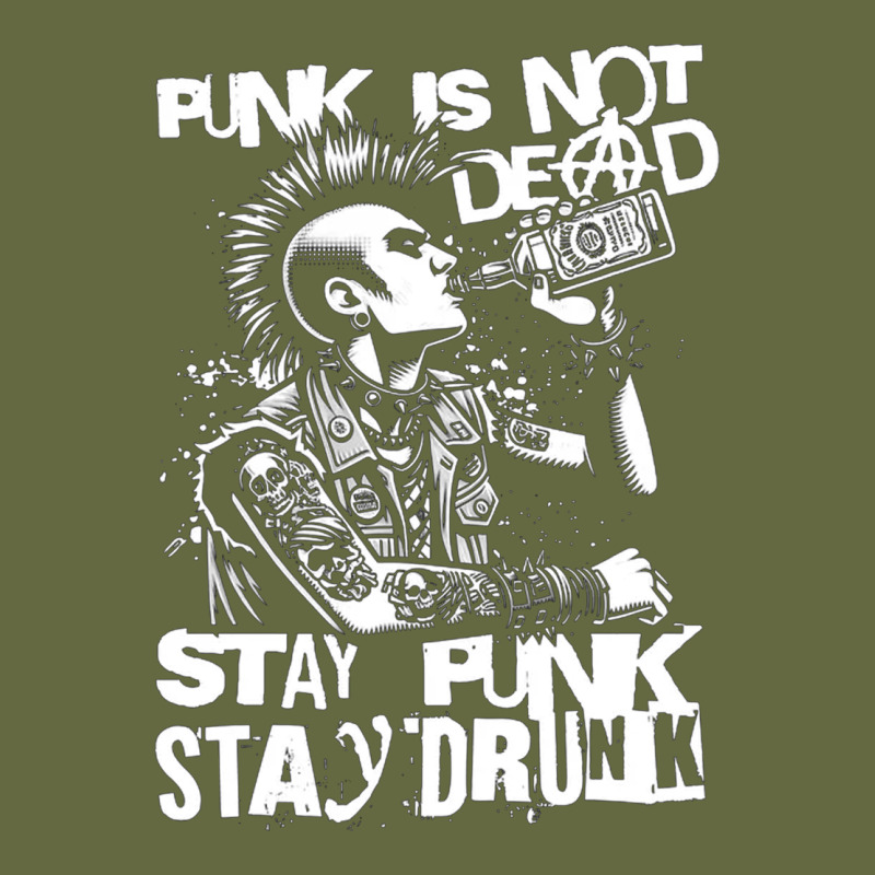 Stay Punk Stay Drunk Long Sleeve Tee by PixelWave | Teevron