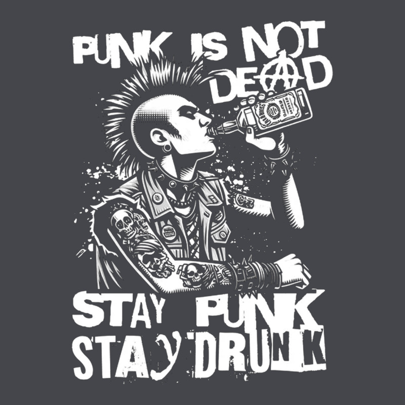 Stay Punk Stay Drunk Long Sleeve Tee by PixelWave | Teevron