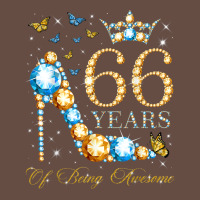 66th Birthday 66 Years Of Being Awesome 66 Years Old Woman Long Sleeve Tee | Teevron