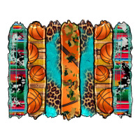 basketball serape cowhide turquoise leopard glitter  brushstrokes | Teevron