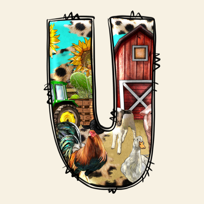 Farm Life Alphabet Lowercase Letters U Vintage Tee by BundleAndBundleShop | Teevron