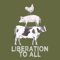 Liberation To All Vegan Vegetarian Food Animal Love Long Sleeve Tee | Teevron