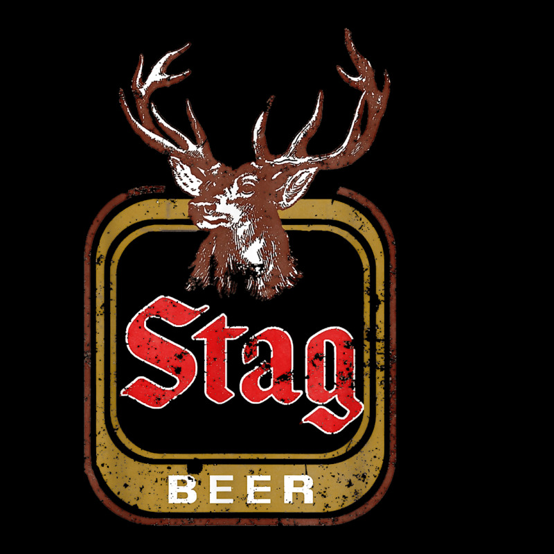 Vintage Stag Beer, Distressed Long Sleeve Tee by Craftify | Teevron