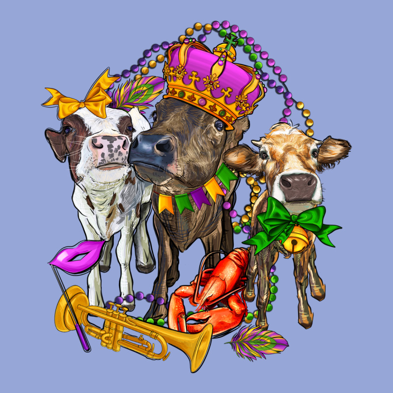 Little Cows And Mardi Gras Party Olivia Classic Tee by OliviaCreatesArt | Teevron