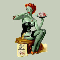 Zombie Pin Up Girl Halloween Long Sleeve Tee | Teevron